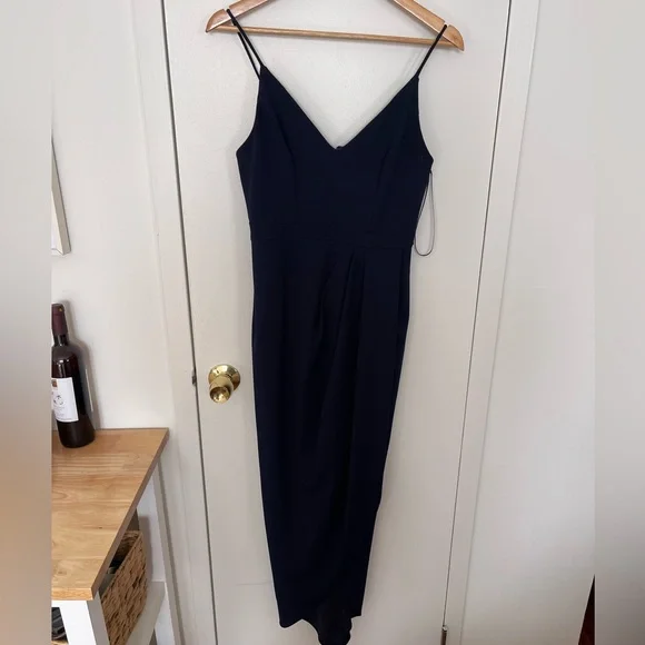 BHLDN Navy Dress - 6 - Picture 1 of 5